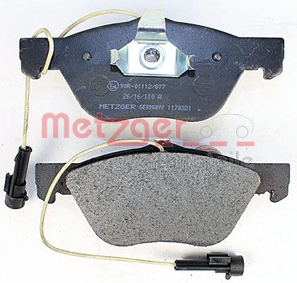 METZGER 1170321 Bremsbelagsatz, Scheibenbremse